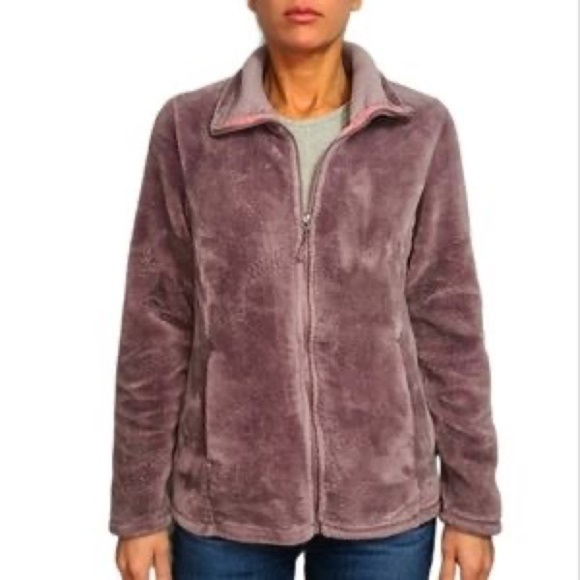 32 Degree heat Mauve purple full zip teddy jacket in Lavender Medium - Picture 16 of 16